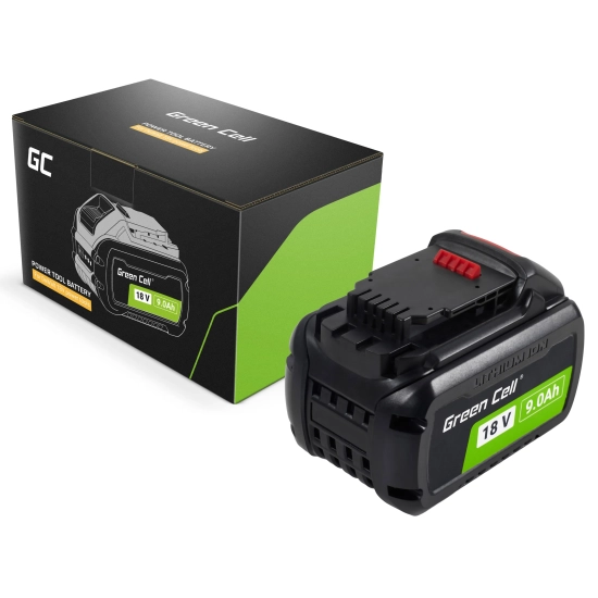 Zdjęcie główne produktu Akumulator do elektronarzędzi Green Cell PTDW18V9 DeWalt 18V 9Ah; wariant PTDW18V9, EAN 59043263