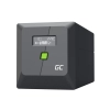 Czarny zasilacz awaryjny UPS Green Cell PowerProof UPSLM600 1000VA 600W.