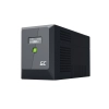 Czarny zasilacz awaryjny UPS Green Cell PowerProof UPSLM900 1500VA 900W.