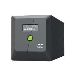Czarny zasilacz awaryjny UPS Green Cell PowerProof UPSLP480 750VA 480W.