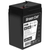 Akumulator Green Cell AGM6V5AH-J, wariant AGM VRLA 6 V 5 Ah, złącze Faston 187 (F1).