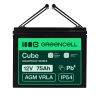 Akumulator Green Cell AGM12V75AH-J, wariant AGM VRLA 12 V 75 Ah, złącze M6.