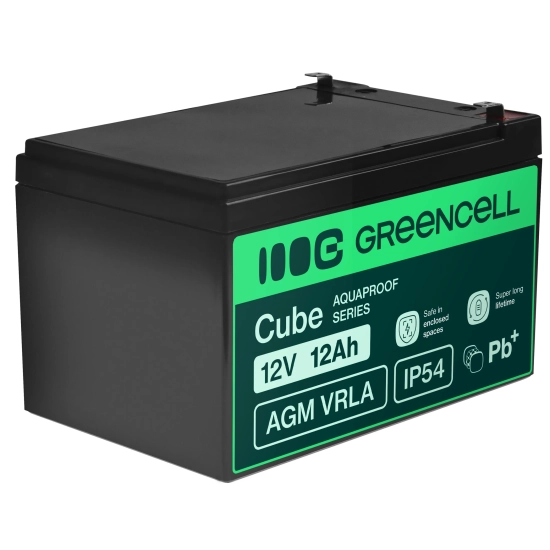 Green Cell Akumulator AGM12V12AH-J 12 V 12 Ah AGM