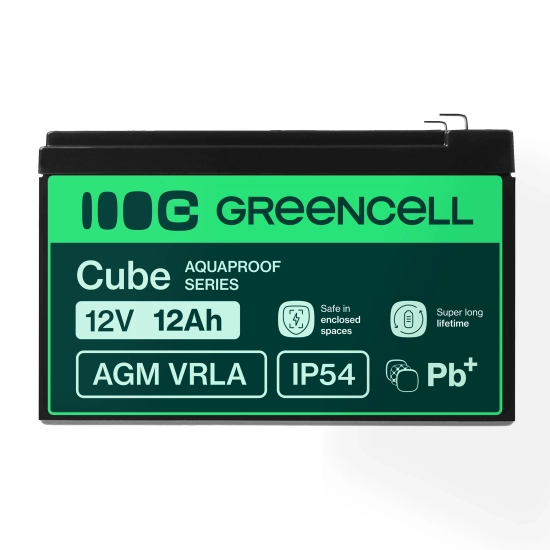 Green Cell Akumulator AGM12V12AH-J 12 V 12 Ah AGM