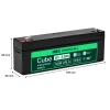 Green Cell Akumulator AGM12V2-3AH-H 12 V 2,3 Ah AGM