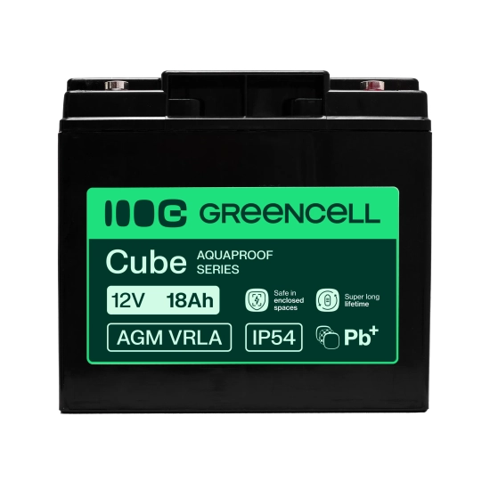 Green Cell Akumulator AGM12V18AH-H 12 V 18 Ah AGM