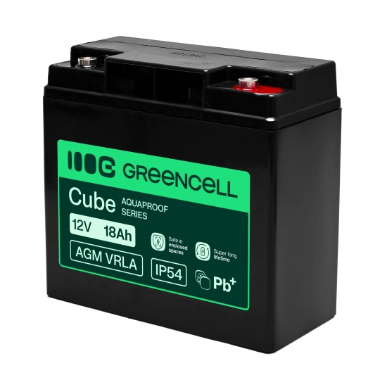 Green Cell Akumulator AGM12V18AH-H 12 V 18 Ah AGM