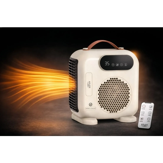 Termowentylator Adler AD 7756 2000 W z pilotem