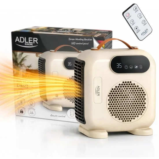 Termowentylator Adler AD 7756 2000 W z pilotem