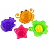 LEAN TOYS Pelikan do kąpieli z foremkami