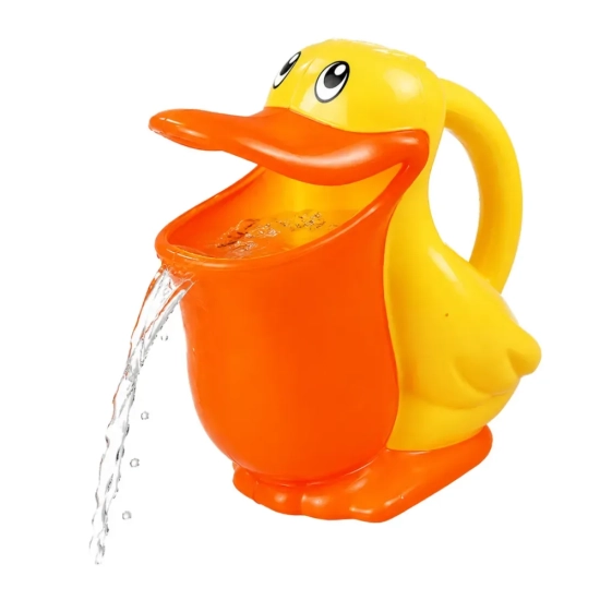 LEAN TOYS Pelikan do kąpieli z foremkami