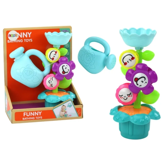 LEAN TOYS Kwiatuszki do kąpieli z konewką