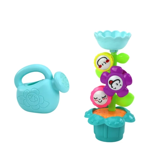 LEAN TOYS Kwiatuszki do kąpieli z konewką