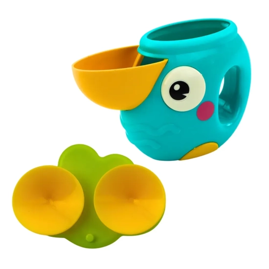 LEAN TOYS Zabawka do kąpieli żyrafa z przyssawkami