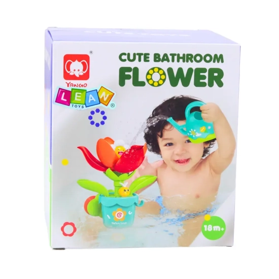 LEAN TOYS Zabawka do kąpieli żyrafa z przyssawkami