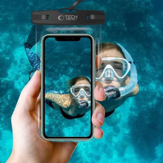 Tech-Protect Pokrowiec wodoodporny uniwersalny na smartfon telefon do