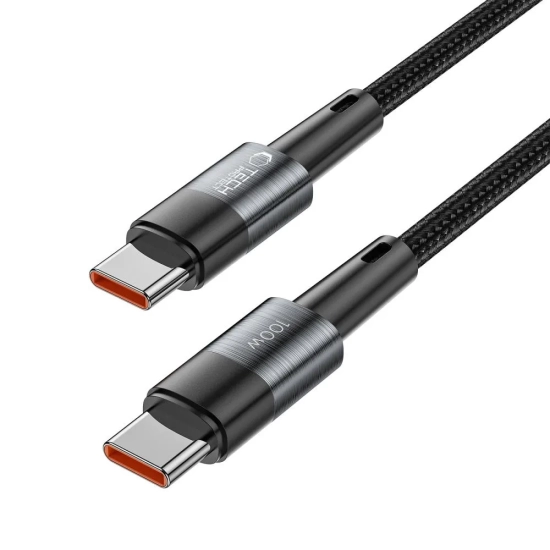 Tech-Protect Kabel przewód USB-C UltraBoost PD 100W 5A 0.25m - szary
