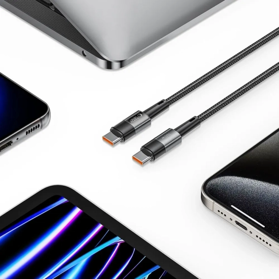Tech-Protect Kabel przewód USB-C UltraBoost PD 100W 5A 0.25m - szary