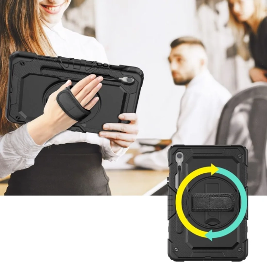 Tech-Protect Etui z podstawką uchwytem smyczą na Samsung Galaxy Tab S9 FE