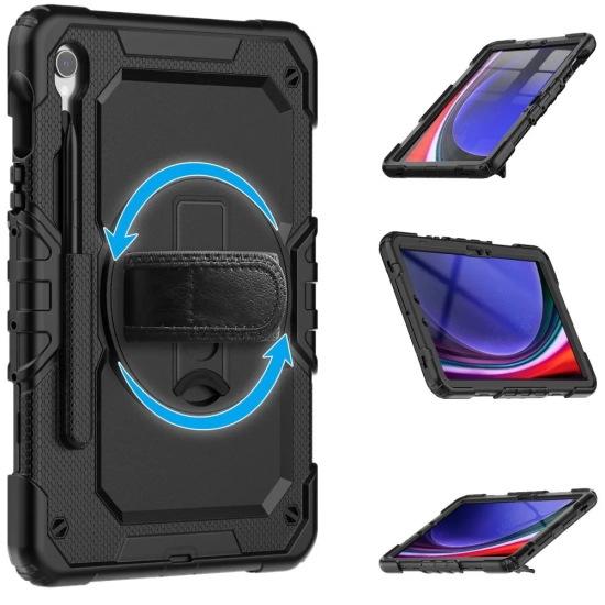 Tech-Protect Etui z podstawką uchwytem smyczą na Samsung Galaxy Tab S9 FE