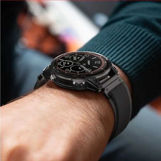 Pasek Tech-Protect Nylon Garmin Fenix 5/6/7 czarno-pomarańczowy