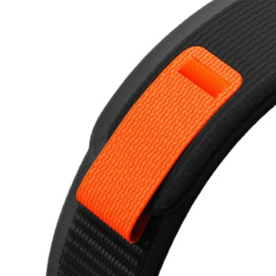 Pasek Tech-Protect Nylon Garmin Fenix 5/6/7 czarno-pomarańczowy