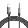 Tech-Protect Kabel przewód audio USB-C - mini jack 3.5mm 1 m - czarny