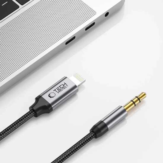 Tech-Protect Kabel przewód audio iPhone Lightning - mini jack 3.5mm 1m