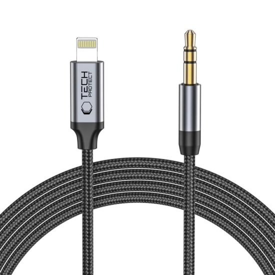 Tech-Protect Kabel przewód audio iPhone Lightning - mini jack 3.5mm 1m