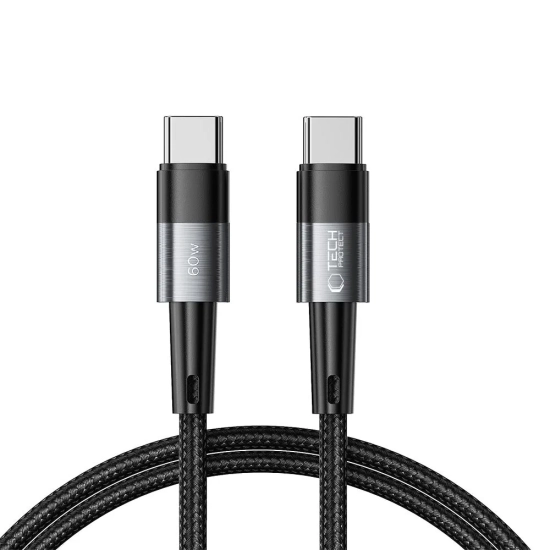 Tech-Protect Kabel przewód USB-C UltraBoost PD 60W 3A 1m - szary