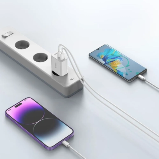 Tech-Protect Ładowarka sieciowa NC30W 2x USB-C USB-A 30W - czarna