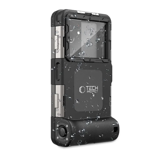 Etui wodoodporne Tech-Protect IPX8 4,7–6,7 cala do 15 m czarne