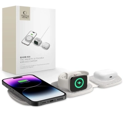 Tech-Protect Ładowarka indukcyjna 3w1 na smartfon Apple Watch AirPods