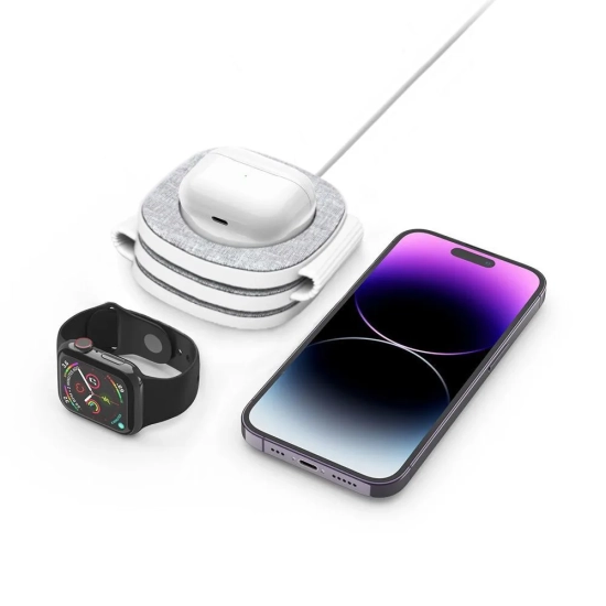 Tech-Protect Ładowarka indukcyjna 3w1 na smartfon Apple Watch AirPods