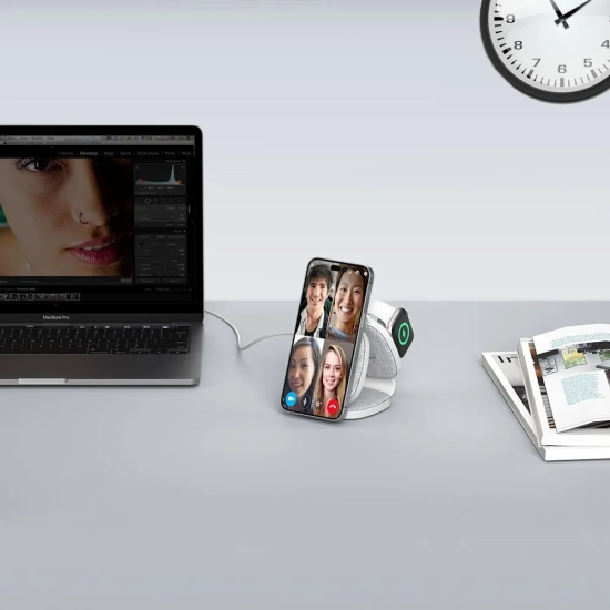 Tech-Protect Ładowarka indukcyjna 3w1 na smartfon Apple Watch AirPods