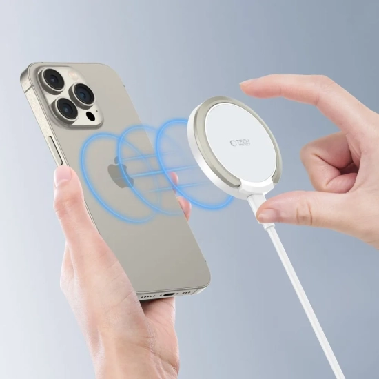 Tech-Protect Ładowarka indukcyjna z podstawką kablem USB-A - USB-C MagSafe