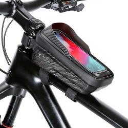 Tech-Protect Torba rowerowa na ramę z miejscem na telefon 1l - czarna