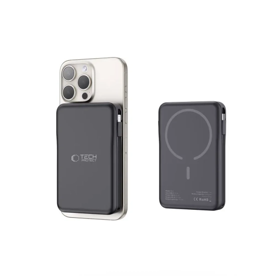 Powerbank Tech-Protect PB31 LifeMag 10000mAh MagSafe czarny