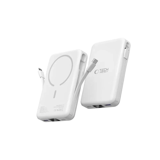 Powerbank Tech-Protect PB31 LifeMag 10000mAh MagSafe biały