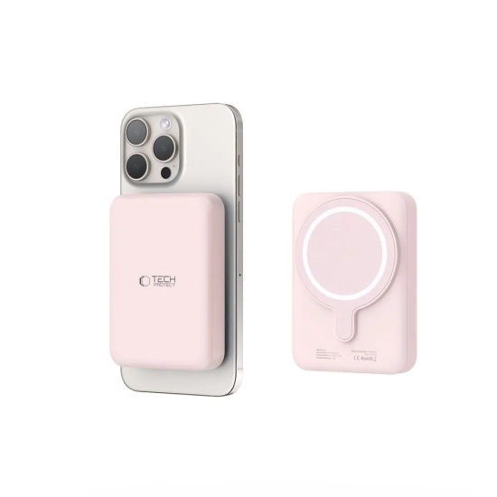 Tech-Protect Powerbank magnetyczny PB11 10000mAh 15W MagSafe z kablem