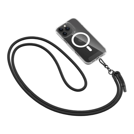 Smycz Tech-Protect C1S Rope Crossbody do telefonu czarna