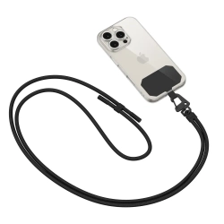 Smycz do telefonu Tech-Protect C5S CrossBody 80 cm czarna