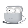 Tech-Protect Etui pokrowiec na Apple AirPods Pro 1 / 2 Silicone - szary