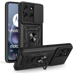 Tech-Protect Etui pokrowiec na Motorola Moto G86 5G CamShield Pro - czarny