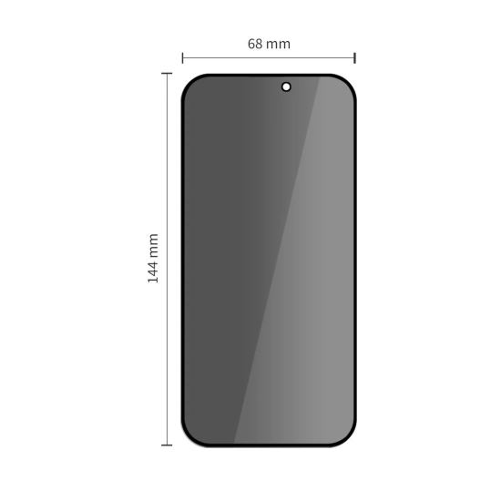Tech-Protect Szkło prywatyzujące na iPhone 15 / 16 Quick Set Spy+ - 2 szt.