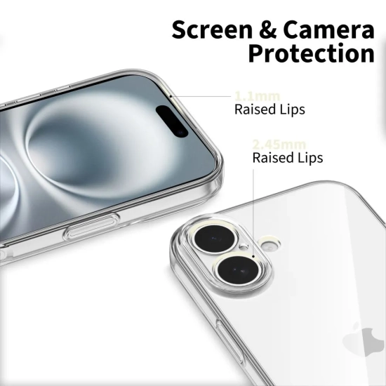 Tech-Protect Etui ochronne plecki case na iPhone 17 FlexAir - przezroczyste