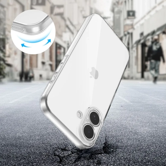 Tech-Protect Etui ochronne plecki case na iPhone 17 FlexAir - przezroczyste