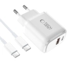 Tech-Protect Ładowarka sieciowa NCA20 USB-A USB-C PD QC 20W z kablem USB-C