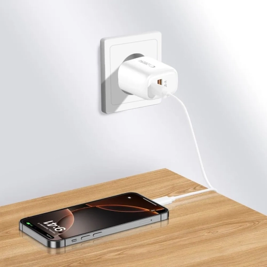 Tech-Protect Ładowarka sieciowa NCA20 USB-A USB-C PD QC 20W z kablem USB-C
