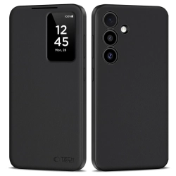 Tech-Protect Etui pokrowiec na Samsung Galaxy S25 FE Smart Wallet - czarny